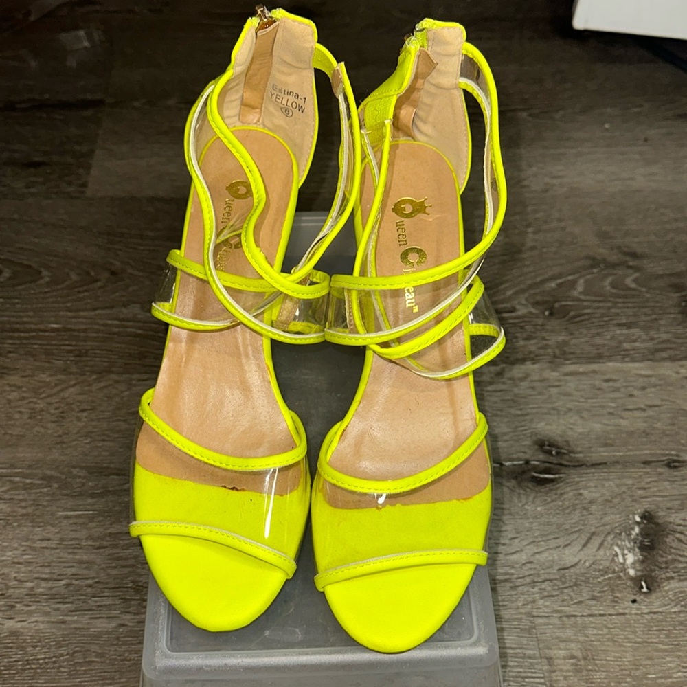 Neon Yellow Sandals